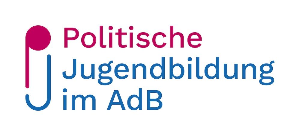 Logo des Programms „Politische Jugendbildung im AdB“ 
